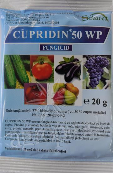 Fungicid de contact Cupridin 50 WP 20g de la Magreen Srl