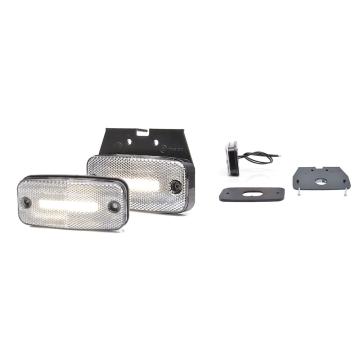 Lampa gabarit led 1136 W157, 12v-24v, pozitie alb Was