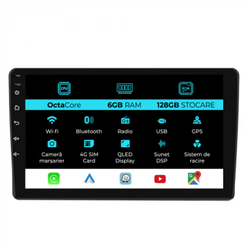 Navigatie android dedicata Fiat Panda (2003 - 2012), 9 inch de la Nav Store