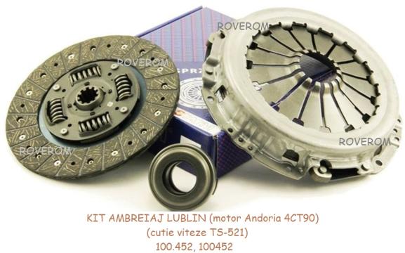 Kit ambreiaj Lublin, cutie viteze TS-521 de la Roverom Srl