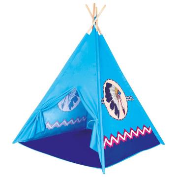 Cort de joaca Bino Toys, Teepee cu Imprimeu Indian