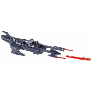 Figurina Superman Man of steel si vehicul negru Stealth Jet de la Novator Impex Srl