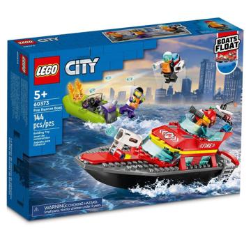 Jucarie Barca de salvare a pompierilor 60373 Lego City de la Novator Impex Srl