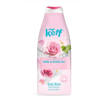 Gel de dus rose&kukui oil Keff 500 ml