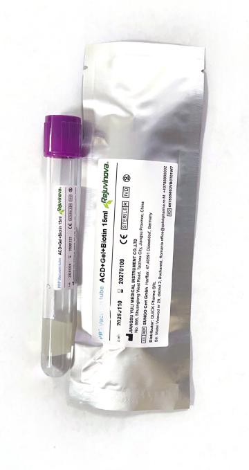 Eprubeta vacuum, ACD+ gel+ biotina, 12ml, 10 x PRP Rejuvinov de la Quick Pharma Srl