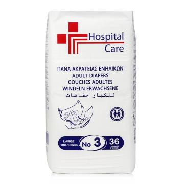 Scutece Adulti Hospital Care - L - 36 buc de la Medaz Life Consum Srl