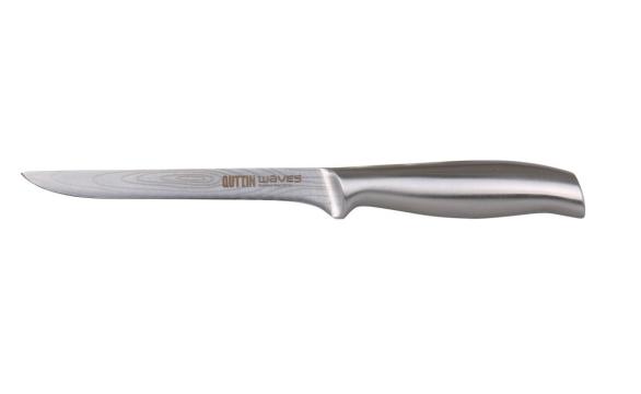 Cutit inox dezosare Quttin Waves, lama 16 cm de la Ad Horeca Concept Srl