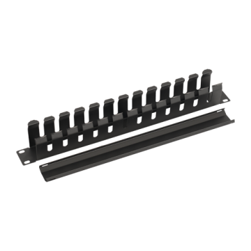 Organizator metalic cabluri, 1U, 24 out - Asytech Networking