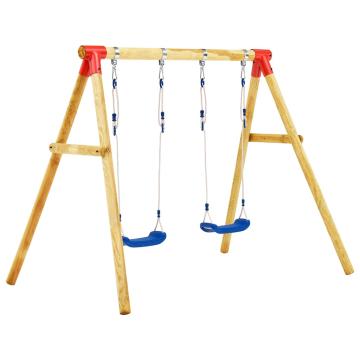 Set de leagane, 230 x 130 x 166 cm, lemn de pin de la Comfy Store