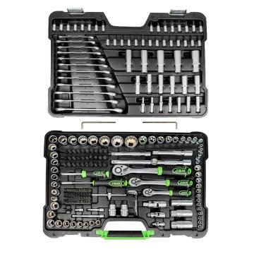 Trusa de tubulare 12 colturi cu 216 piese - zincat JBM de la Auto Care Store Srl