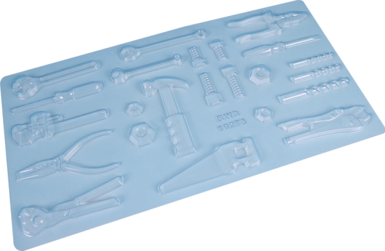 Forma ciocolata unelte, 23 cavitati de la Hermes Natural Products Srl
