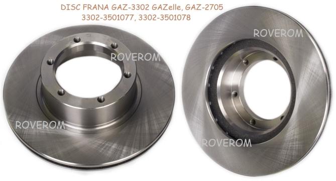 Disc frana Gaz-3302, GAZelle, Gaz-2705 de la Roverom Srl