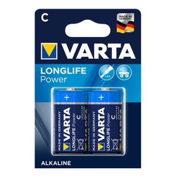 Baterie alcalina LR14 blister 2 buc Varta Long