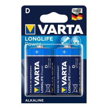Baterie alcalina LR20 blister 2 buc Varta Long