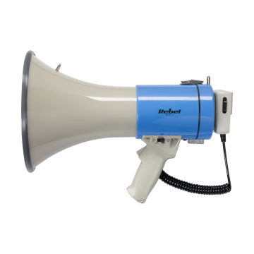 Megafon portabil Rebel DH-12 cu maner si curea, 230mm, 8xR14