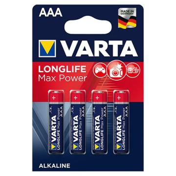 Baterie alcalina LR03 Max Power Varta BL 4buc. de la Sil Electric Srl