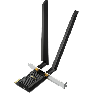 Placa de retea TP-Link Archer TXE72E Tri-Band Wi-Fi 6E