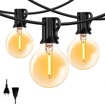 Instalatie 7,6m cu 10 LED-uri G40+1 bec rezerva