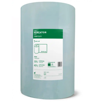 Rola lavete profesionale Clean Basic Bleu - 398 bucati