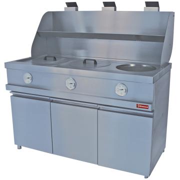 Friteuza Fryer Fryer Heavy Duty, 3 bazine rotunde, mecanic de la Clever Services SRL