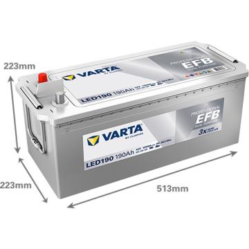 Acumulator auto Varta EFB 190Ah 1050A B90