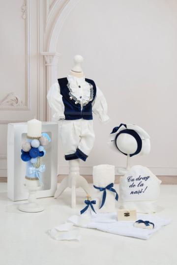 Set Micul Marchiz Bleumarin + Trusou + Lumanare de la Andreeatex