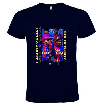 Tricou personalizat unisex, Lamine Yamal Golden Boy