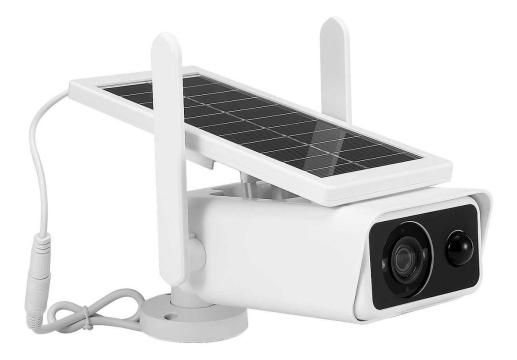Camera de supraveghere IP Wireless de exterior cu panou