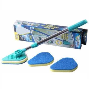Mop Clean Reach cu forma triunghiulara, maner telescopic