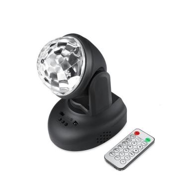 Proiector disco cu efecte de lumini si leduri RGB mini