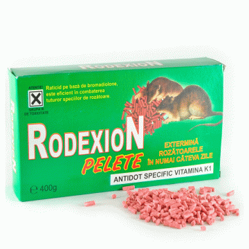 Momeala raticida Rodexion Micopelete 400gr de la Impotrivadaunatorilor.ro