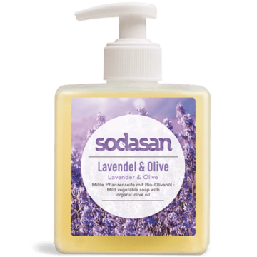 Sapun lichid gel de dus bio lavanda masline 300ml Sodasan