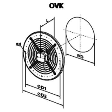 Ventilator axial OVK 2E 300 de la Ventdepot Srl