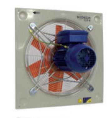 Ventilator Atex axial HC-50-4T/H / Atex / EXII2G Ex e