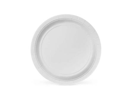 Set 10 farfurii din carton natural, 20 cm de la Ad Horeca Concept Srl