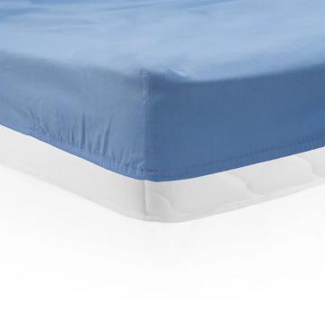 Cearceaf pat cu elastic 160x200 cm blue de la Eve Nasia S.r.l