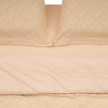 Lenjerie pat Heinner KS cu broderie tuffata crem de la Eve Nasia S.r.l