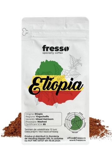 Cafea de origine proaspat prajita Fresso Etiopia Yirgacheffe