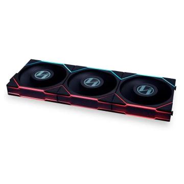 Ventilatoare carcasa Lian LI Uni TL LCD series 3x120mm RGB de la Eve Nasia S.r.l