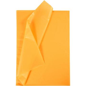 Set 20 buc, hartie de matase, 50x75cm, galben de la Distinctiv Store Srl