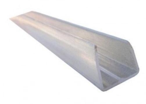 Profil policarbonat de capat U 8mm transparent / 2.1m de la PDET Atlantic Distribution Srl