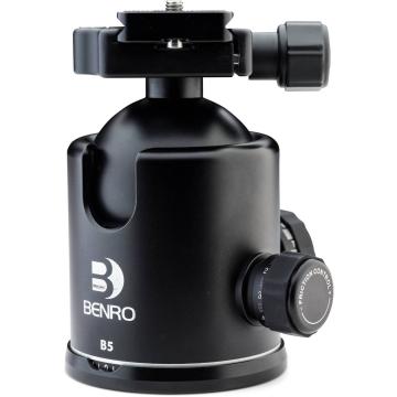 Cap de trepied Benro B5 Triple Action Ball Head 22 kg de la West Buy Srl