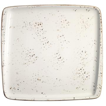 Farfurie patrata din portelan Bonna Grain 32x30cm