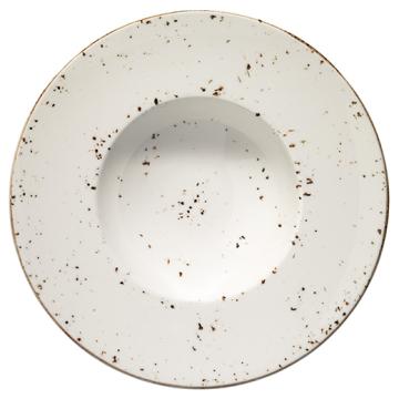 Farfurie pentru paste Bonna Grain din portelan 28cm adanca de la Kalina Textile SRL