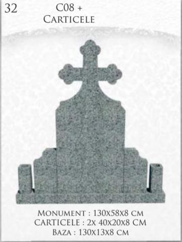 Monument C08 + carticele cruce cap trifoi