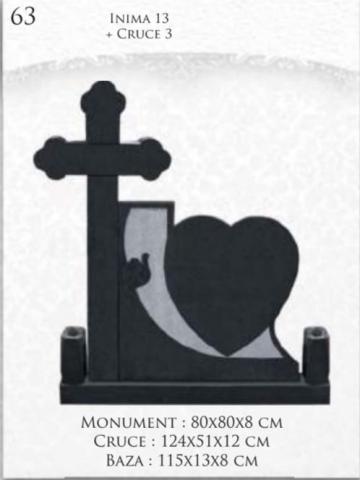 Monument inima 13 + cruce 3