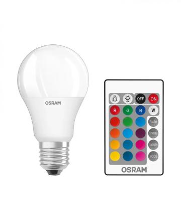 Becuri LED RGB Osram Star Classic A, E27, 2 buc.
