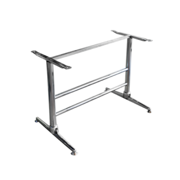 Picior, baza din metal pentru blat dreptunghiular Raki crom de la Kalina Textile SRL