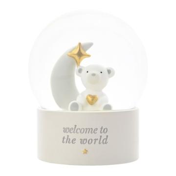 Cadou Glob ursulet Welcome to the World Bambino by Juliana de la Krbaby.ro - Cadouri Bebelusi