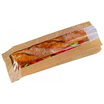 Set 1000 bucati, pungi cu fereastra, cerate, 13x4x25cm